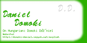 daniel domoki business card